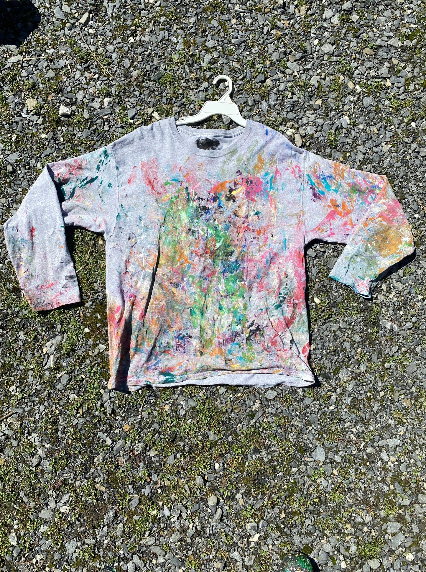 Deme Original Painted Long Sleeve T-Shirt