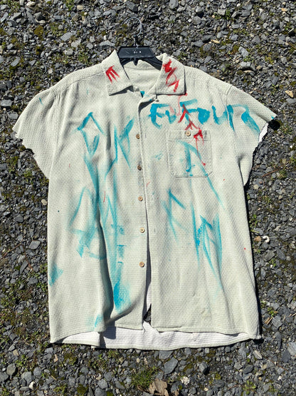 Deme Original Painted Collared T-Shirt